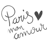 Paris mon amour.texte.Victoriabea - PNG gratuit