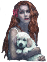 mujer y animal by EstrellaCristal