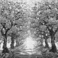 Y.A.M._Landscape black-white - GIF animado grátis