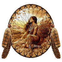 American Indian woman bp - Бесплатни анимирани ГИФ