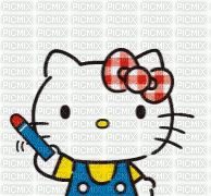 Hello Kitty - cuore - Бесплатный анимированный гифка