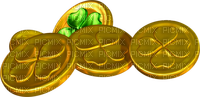 Coins.Green.Gold - Free PNG