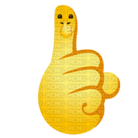 Emoji Kitchen shh finger hand - безплатен png