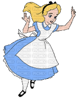 Alice im Wunderland - Animovaný GIF zadarmo