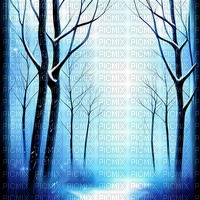 kikkapink winter background snow tree trees forest - PNG gratuit