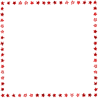 red stars frame  gif rouge cadre etoiles - GIF animé gratuit