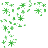 lu vert green stamps stamp encre tube fond background  gif deco glitter animation anime lune ciel etoile nuage sky moon star cloud e - GIF เคลื่อนไหวฟรี