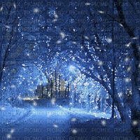 kikkapink winter snow animated background - Besplatni animirani GIF