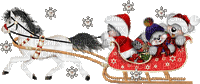 Tatty sleigh ride - GIF animasi gratis