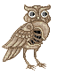 Owl-02 - Zdarma animovaný GIF