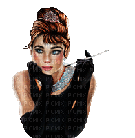 Frau mit einer Zigarette milla1959 - Безплатен анимиран GIF