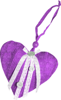 Heart.White.Purple - PNG gratuit