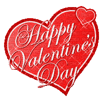 happy valentines day - Animovaný GIF zadarmo