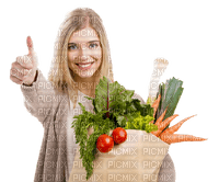 Kaz_Creations Woman Femme Vegetables - png gratis