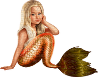 mermaid-sjöjungfru-deco-minou52 - Free PNG