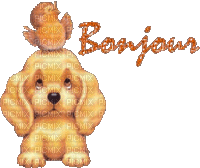 bonjour - Animovaný GIF zadarmo