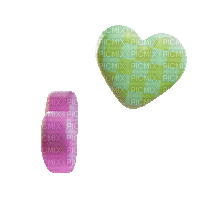 pastel hearts - Gratis animerad GIF