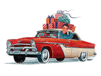 Christmas car, truck, bp - zdarma png