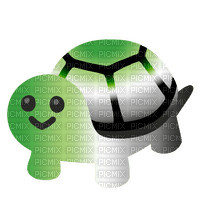 Aromantic pride turtle emoji - gratis png