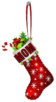 Mom's Christmas Stocking - PNG gratuit