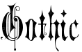 Y.A.M.The Inscription "Gothic" - ücretsiz png