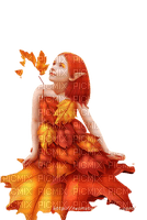 Autumn fairy orange kikkapink - gratis png
