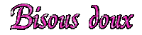 bisous doux - Nemokamas animacinis gif