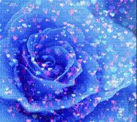 multicolore art image rose bleu violet multicolored color kaléidoscope kaleidoscope effet  edited by me - GIF animé gratuit