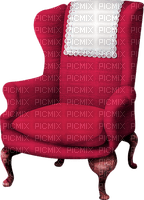 fåtölj-stol-pink-minou52 - png ฟรี