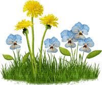 Kathleen Reynolds Grass Leaves Leafs Flowers - Free PNG
