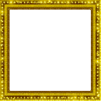 Sepia yellow bright glitter frame gif - GIF animé gratuit