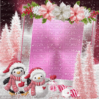 Pink Christmas - Free animated GIF