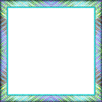 turquoise frame - Free PNG