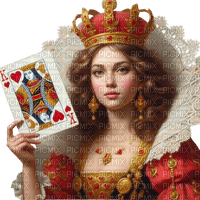 Queen of cards - besplatni png