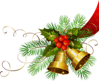 Kaz_Creations Christmas Decorations Baubles Bells - ilmainen png
