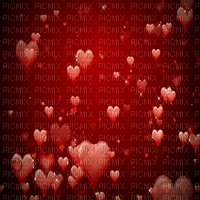 red hearts bg gif rouge coeur fond - GIF animé gratuit