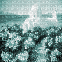 Y.A.M._Landscape background blue - GIF animé gratuit