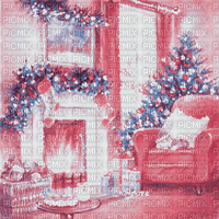 soave background animated vintage christmas room - GIF เคลื่อนไหวฟรี
