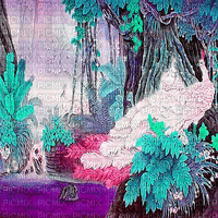 soave background animated peacock art deco - Безплатен анимиран GIF