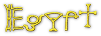 soave text egypt  yellow - png gratis