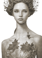 kikkapink woman vintage girl fantasy autumn - ücretsiz png