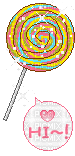 hi sweet lollipop - Animovaný GIF zadarmo