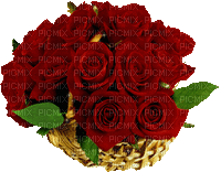RED ROSES - Free animated GIF