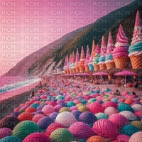 Ice Cream Beach - png ฟรี