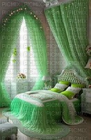 Background Schlafzimmer grün green - gratis png