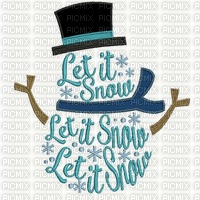 Let it snow - ücretsiz png