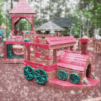 Pink Playpark - Darmowy animowany GIF