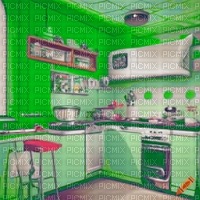 50's Lime Kitchen - Free PNG