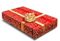 Christmas box, joululahja - besplatni png