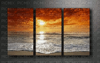 západ slunce - 免费动画 GIF